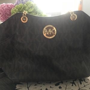 Michael Kors Handbag and Coach Holiday Bag